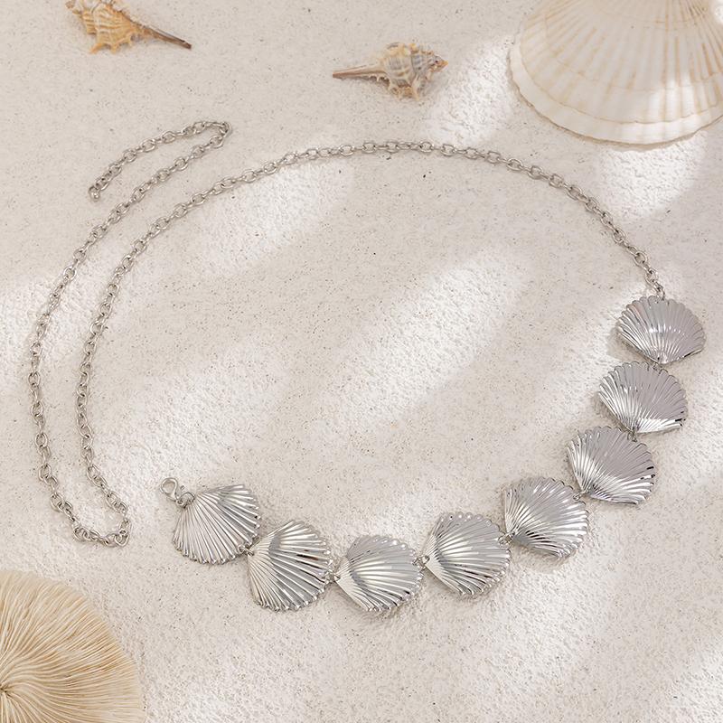 Ethnic Style Starfish Shell Waist Chain Bohemian Versatile Belt For Women High-End Dress Waistband Retro Simple Belt Gifts