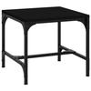 819402 vidaXL Table d'appoint Noir 40x40x35 cm Bois d'ingénierie