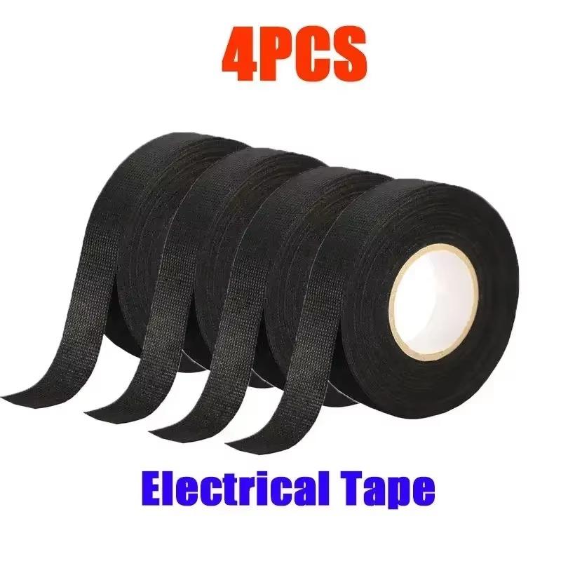 Sound Absorbing Tape Insulation Black Electrical Tape Heat Waterproof Resistance Tapinsulation Automotive Fabric Cloth Tape