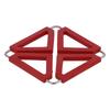 Silicone Trivet Mat Stainless Steel Hot Pot Holder NonSlip Coasters Heat Insulation Bowl Mats Foldable Table Pad Tableware Placemat for Hot Pans Bowls