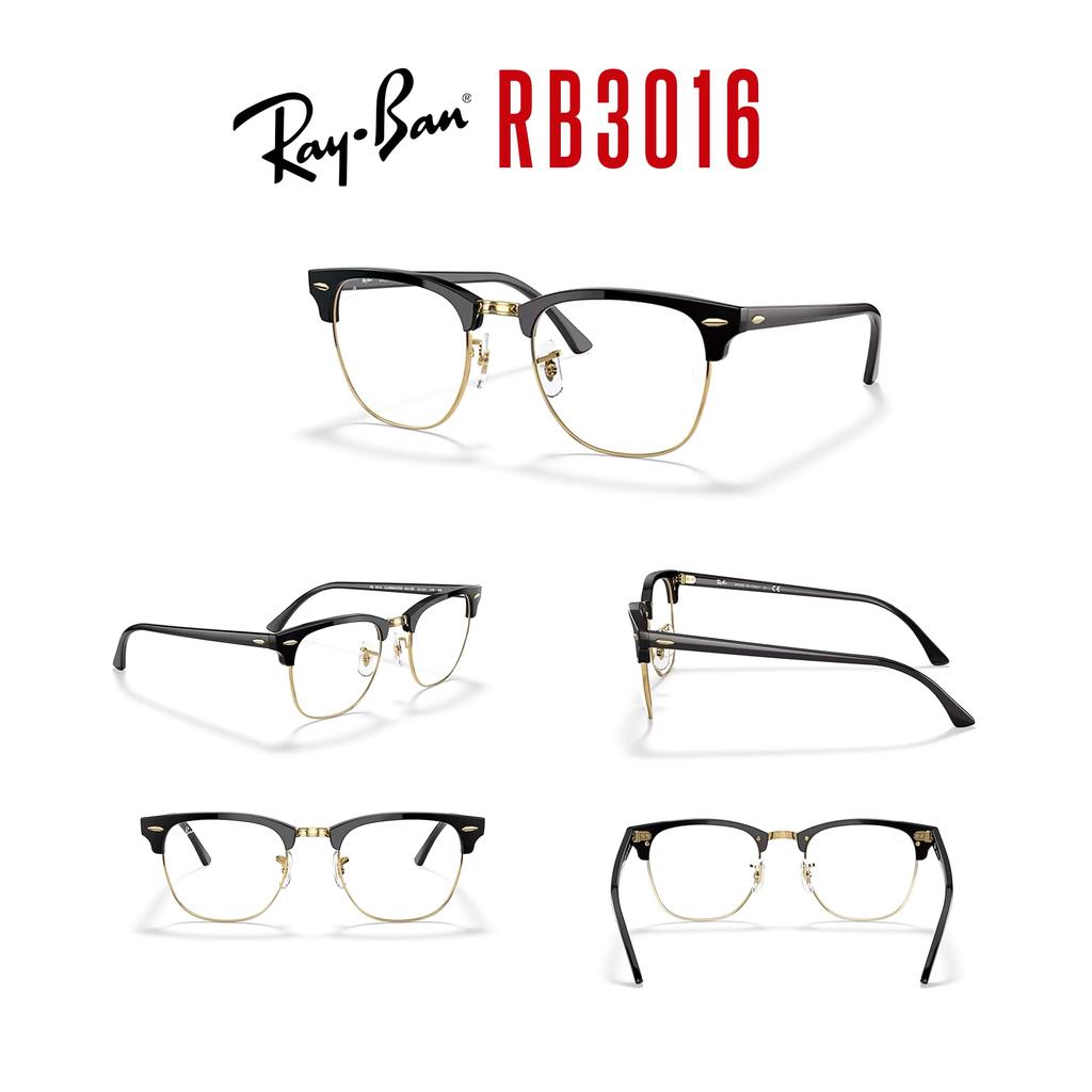 RB3016 EVERGLASSES GLÄNZEND SCHWARZ MIT LICHTFILTER Sonnenbrille Ray-Ban KLAR/BLAU