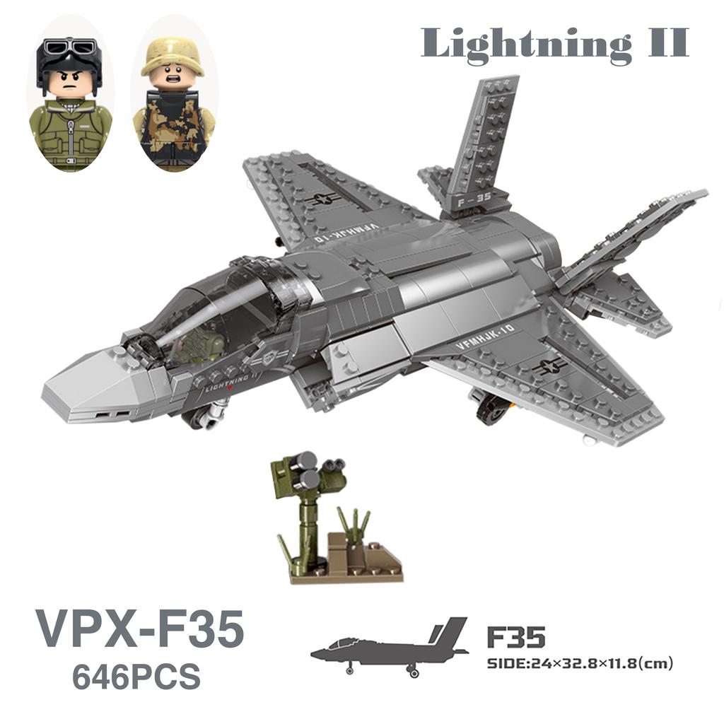 Ka-52 F35 Mi-24 A10 Stryker Elicottero Militare Carro Armato Russia USA Aeroplano da Guerra Moderno Modello Mattoncini Bambini Giocattoli per Bambini