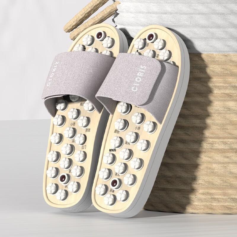 

Kailunshi Jade Acupoint Non-Slip Massage Slippers