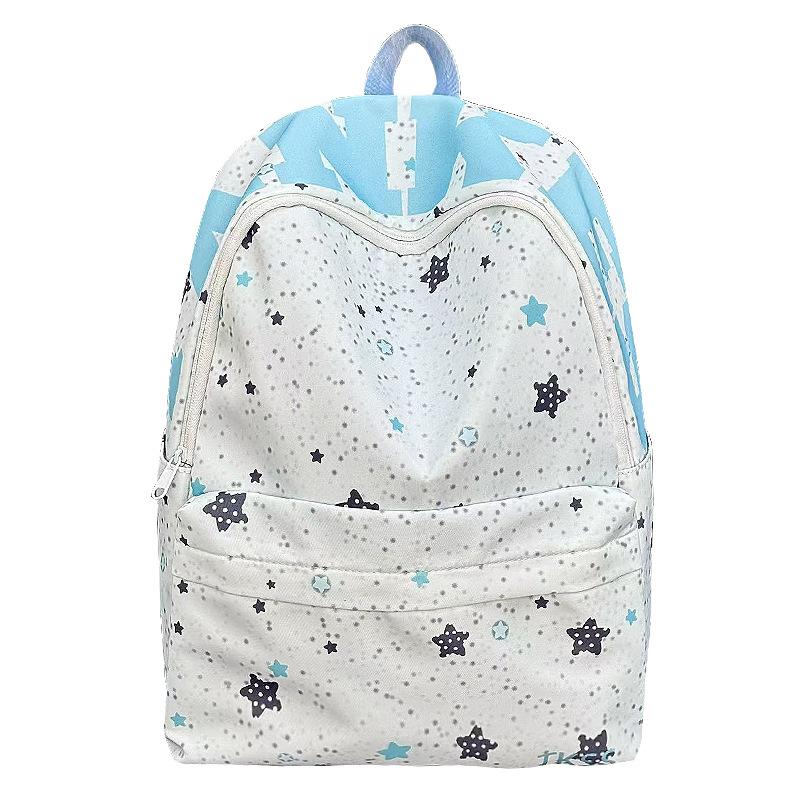 Schoolbag Student School Bag Printed Japanese Cute Girl Backpack Women's Outdoor Travel Versatile Commuter Backpack