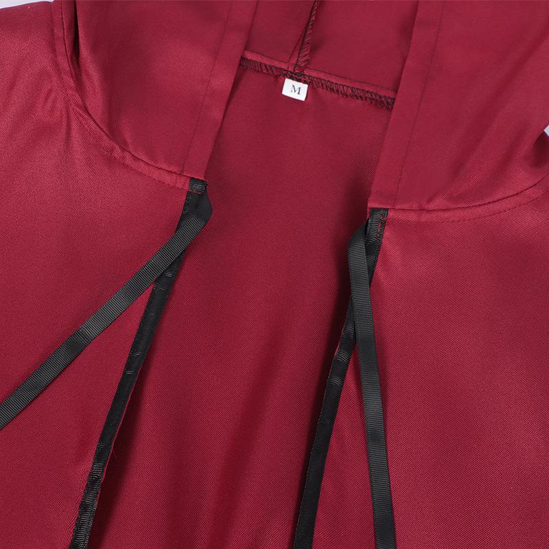 Płaszcz Czarodzieja Grim Reapera z Długim Rękawem i Kapturem - Kostium na Halloween i Cosplay