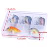 5pcs 1.5g Mini Crankbait Kit Artificial Wobblers Hard Bait Bass Trout Fishing Lure Tackle Pesca Peche Truite