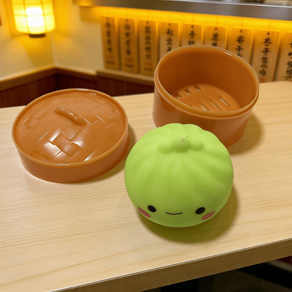 1 Peça Brinquedo Squishy em Forma de Pão, Brinquedo Macio Moldável para Apertar, Boneca Fofa para Alívio do Estresse para Crianças, Acessório de Lazer para Descompressão no Escritório