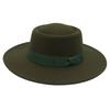 Popular Top Hat Versatile Bow Dome Convex Top Big Brim Fashion Casual Woolen Felt Hat Top Hat Hat