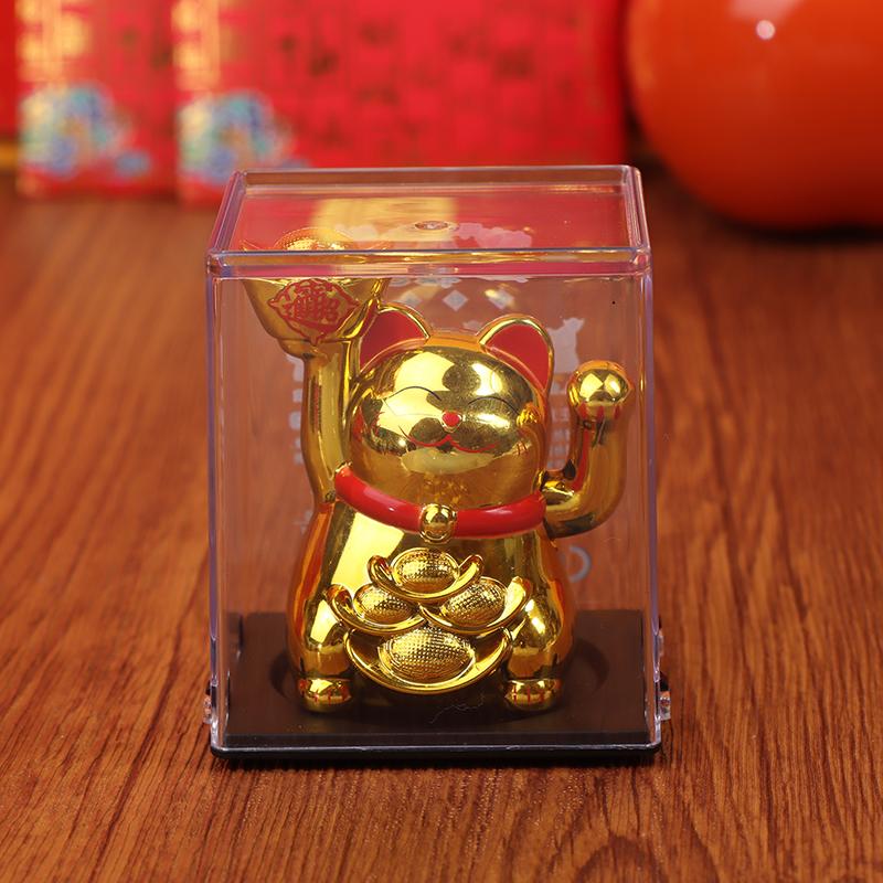 

Автоматический машущий кот на солнечных батареях, приносящий удачу, кот, приносящий удачу, для украшения дома, офиса, украшения автомобиля, подарок на день рождения