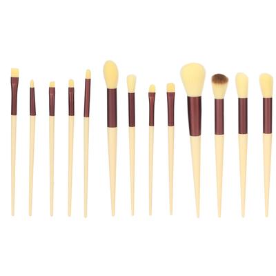 13pcs Complete Makeup Brush Set Fiber Hair Eye Shadow Powder Blusher Brush Makeup Tool