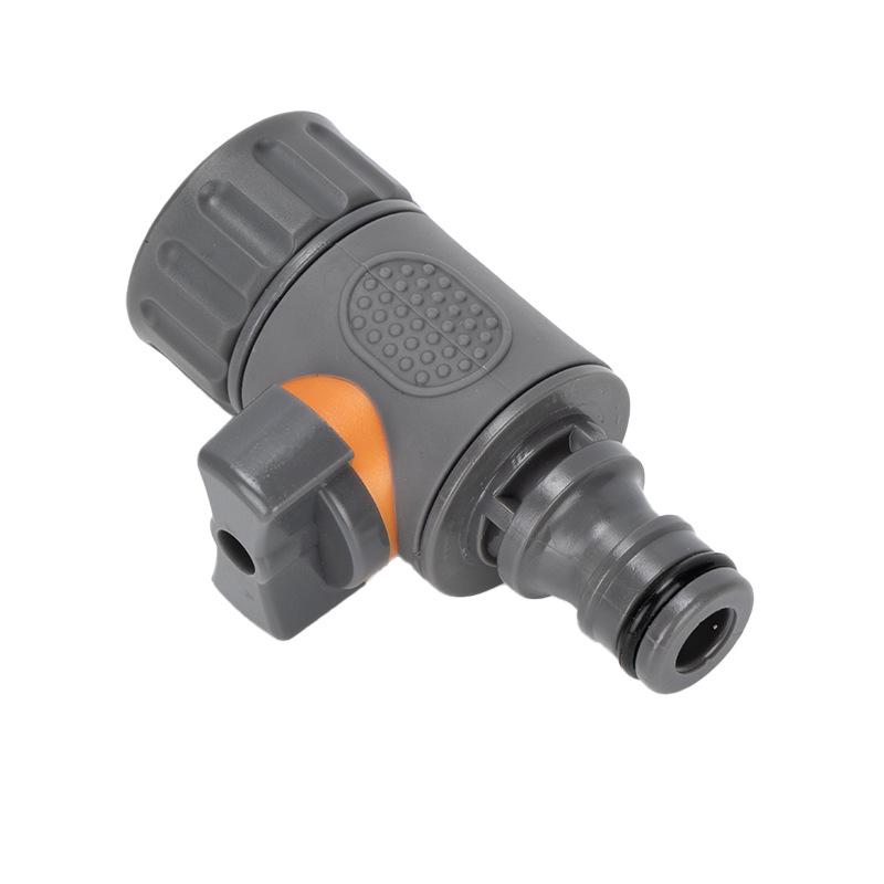 

Одинарный ниппель с литым быстроразъемным соединением и переключающим клапаном, соединитель для водяного шланга 3/8 1/2 3/4