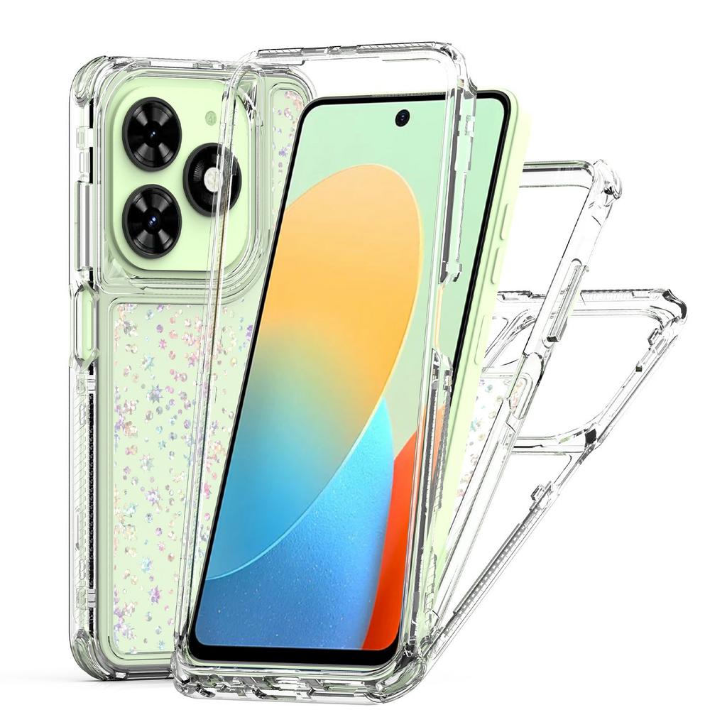 Clear Phone Case for TECNO Spark Go 2024 4G/Spark 20/Spark 20C/Pop 8/Infinix Smart 8 4G/Smart 8 HD 4G/Hot 40i X6528B Acrylic TPU Cover