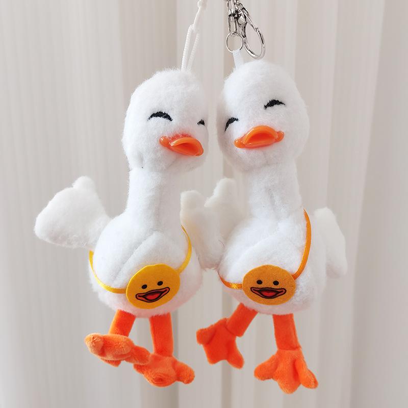 Cartoon Oil Duck Doll Pendant Cute Doll Doll Schoolbag Keychain Hanging Small Gift Plush Toy