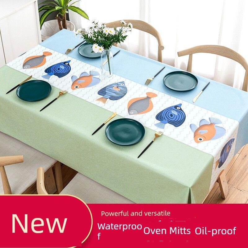 

Тканевые Водонепроницаемые и Маслостойкие и Термостойкие Одноразовые Скатерти Скатерть для Кофейного Столика ПВХ Пластик Ин Интернет Знаменитость Прямоугольная Скатерть Fish Leaping Dragon Gate 137*137cm