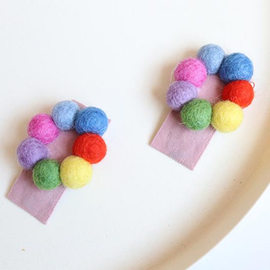 10 Stück 15mm Filzpompons Dekorativ Handgemacht Lustig Handgefertigt DIY Wollfilz