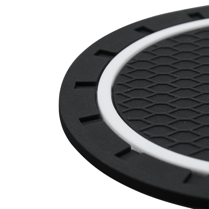For MERCEDES BENZ AMG W203 W205 W206 W166 X253 C180 X205 PVC Car Coasters Water Cup Slots Non-Slip Mat Water Cup Pad Accessories OX9