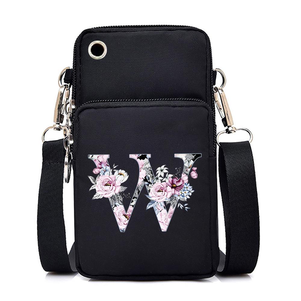 Printed casual portable messenger bag new shoulder bag multi-function fashion mobile phone bag
