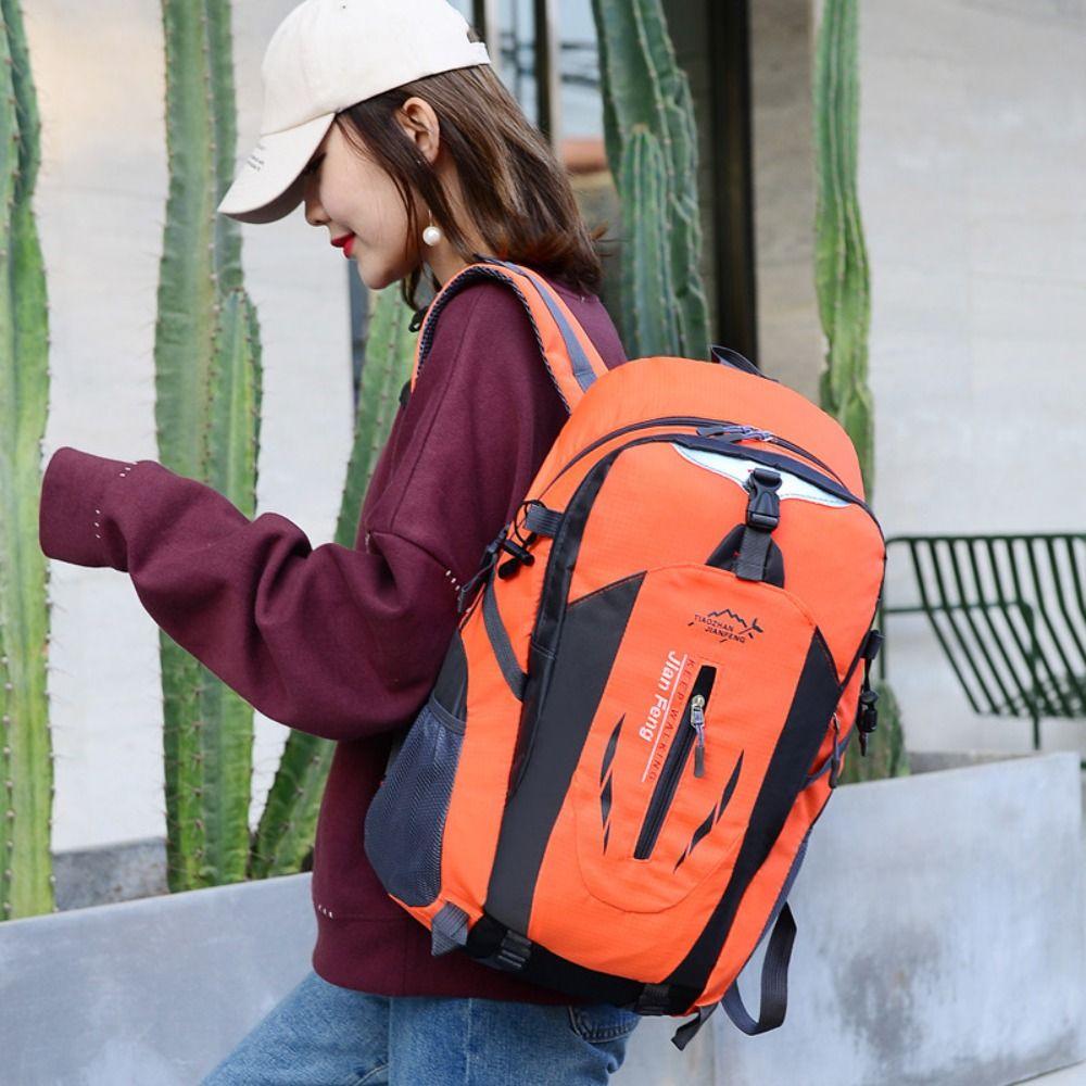 Oxford Cloth Travel Backpack Large Capacity Men's Climbing Shoulder Bag Female/Male