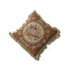 Handmade Wool Throw Pillow Cover Spanish Style Floral Decorative Cushion Case 16x16 Inch