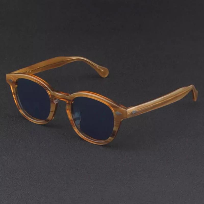 Gafas de sol polarizadas Johnny Depp Lemtosh para mujer, marca de lujo, estilo vintage de acetato, gafas de visión nocturna.