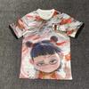 Kurzärmeliges Fußballtrikot inspiriert von der japanischen Nationalmannschaft Anime-Kollaboration Dragon Ball One Piece Naruto