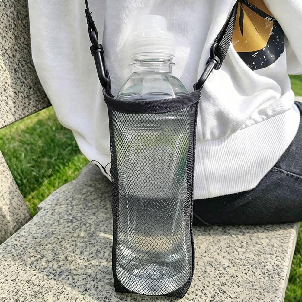 With Strap Single Shoulder Water Cup Bag Unisex Sport Water Bottle Cover Water Cup Hanging Bag