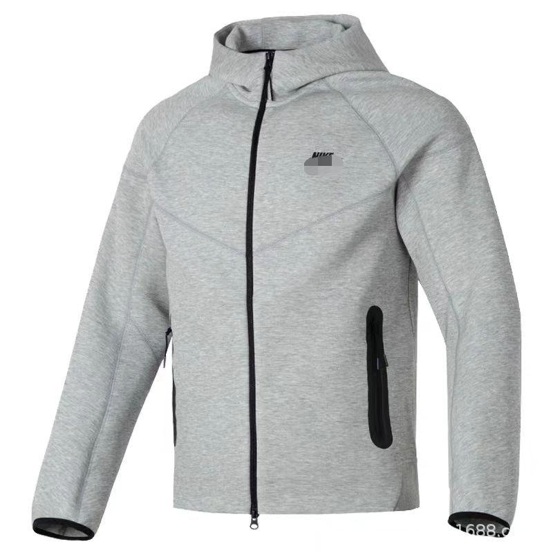 Herren Winddichte Strick Kapuzenjacke für Frühling/Herbst Sport Lässig Training FB7922