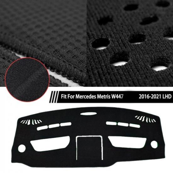 DashMat Dashboard Mat Cover Sun Visor Pad For Mercedes-Benz 2016- W447