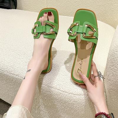 Fashion Woman Slippers Flat Sandals Casual Elegant Shoes with Low Heels Designer Home New In Shoe Summer 2024 Hot On Offer