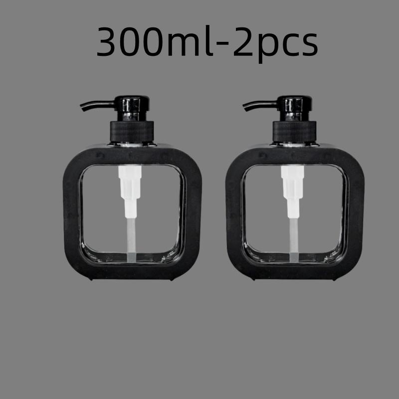 300/500ml Badkamer Zeepdispensers Hervulbare Lotion Shampoo Douchegel Houder Draagbare Reizen Dispenser Lege Bad Pomp Fles