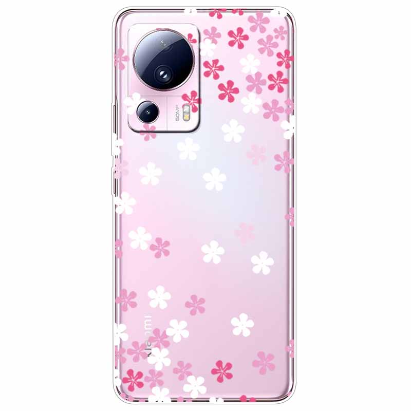 For Xiaomi 13 Lite 5G Case 13Lite Clear TPU Soft Lovely Cats Silicone Print Cover for Xiaomi Mi 13 Lite Transparent Xiaomi13Lite