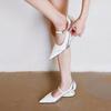 Designer Strange Heel Pointed Toe Women Modern Single Shoes All Match Casual High Heel Belt Buckle Pumps Lady Mary Janes