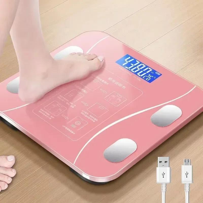 Smart Bluetooth Body Fat Scale Weight Loss Precision Electronic Scale with Mobile App for Home Fitness Tracking