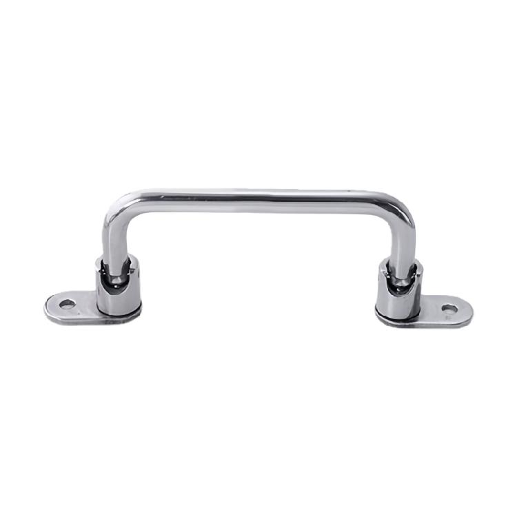 Space Saving Cabinet Pull Handle Stainless Steel 90 Degrees Folding Handle Replacement Equipment Box Handle Hardware