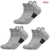 3/6 Pairs Men Odor Resistant Knitted Sports Socks Sweat Absorbing Breathable Durable Cushioning Running Basketball Socks