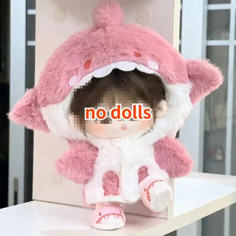 20Cm Doll Clothes Idol Cotton Doll Outfit Accessories College Skirt Wedding Dress Hoodie Overall For Super Star Dolls Toys Gift