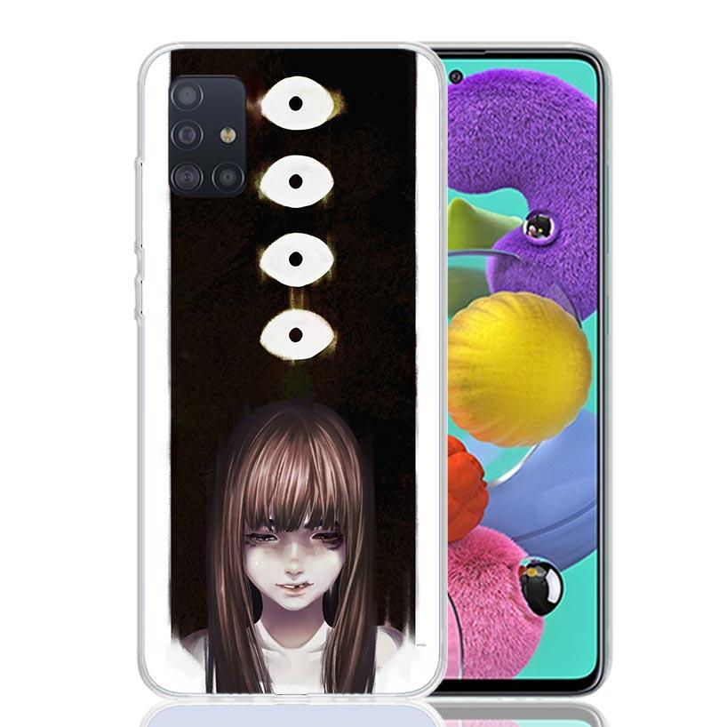 Oyasumi Punpun Phone Case for Samsung Galaxy A52 A51 A50S A12 A22 A32 A72 A10S A30S A31 A71 Note 20 Ultra 10 Plus S10 Galaxy A52