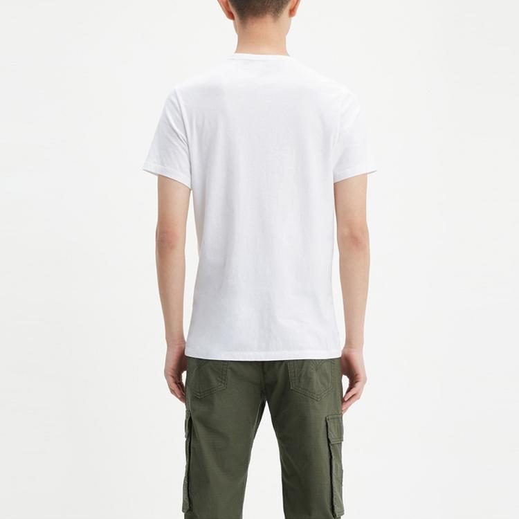 Футболка Levis Crew Neck из хлопка с коротким рукавом, 2 шт. в упаковке, мужские топы, серо-белые 79681-0001