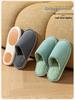 Women's & Men's Anti-slip Plush Slippers - Silent and Warm Cotton for Elderly, Autumn/Winter Indoor Use, 2025 Collection.