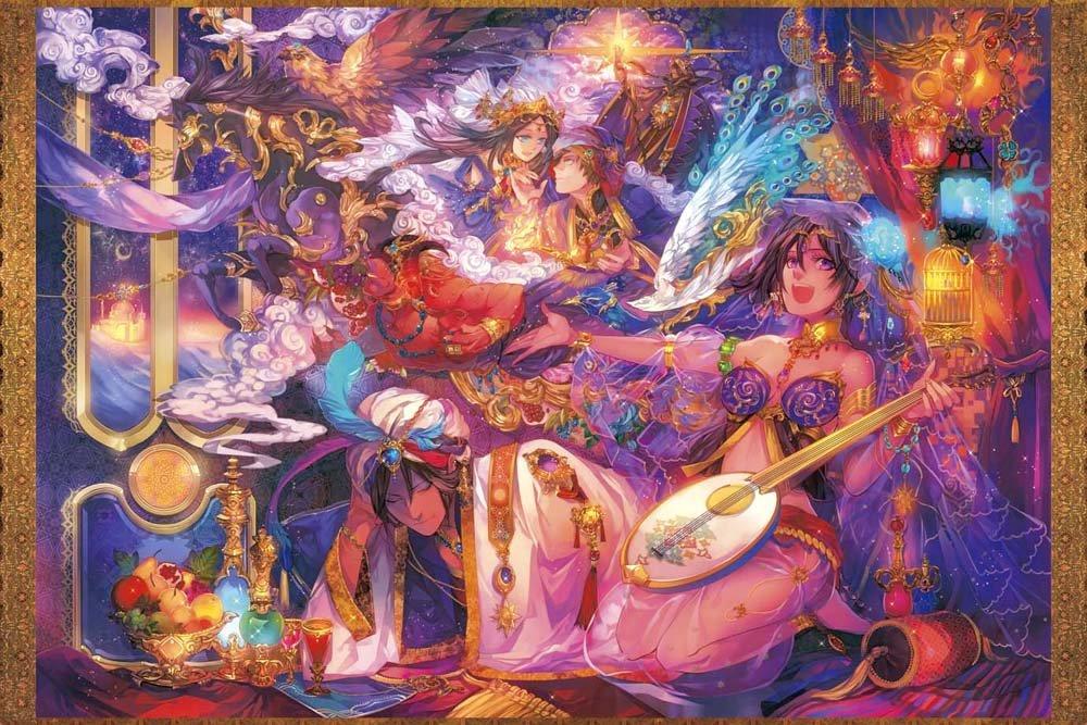 пазл Цель - стать мастером пазлов «Сказки Тысячи и Одной Ночи» 1000 деталей! (50x75cm)