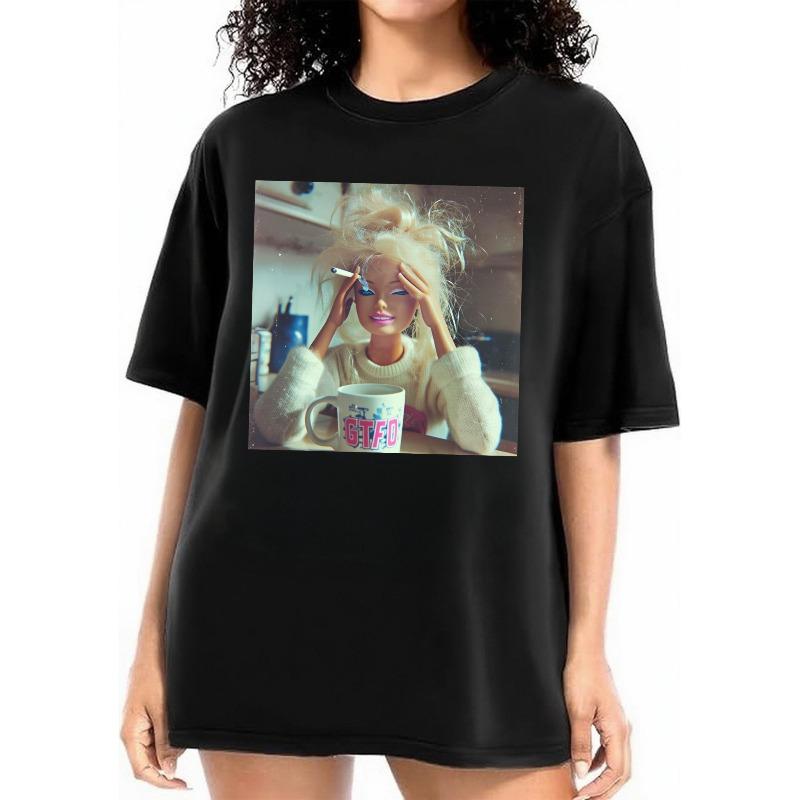 Baby Face Emoji Tshirt Popular Online Tshirt Awkward Tshirt for Women Summer New Retro Unisex Cotton Casual Fashion Tshirt S