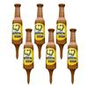 6Pcs Mini Beer Bottle Shaped Golf Tees Reduce Friction & Resistance Professional Golf Driver Tees Curved Serving Pins Practice