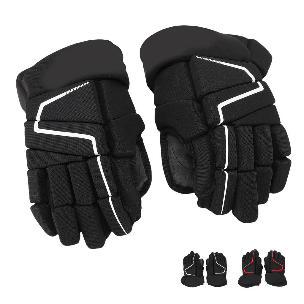 Ice Hockey Gloves Nylon EVA Foam Protective Breathable Outdoor Roller Street Hockey Gloves for Hocke