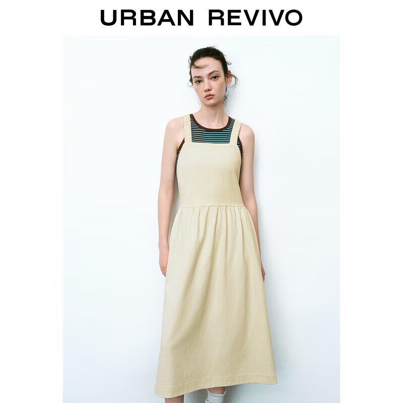 

Летнее женское платье UR 2024 года без спины, без рукавов, А-силуэта XL