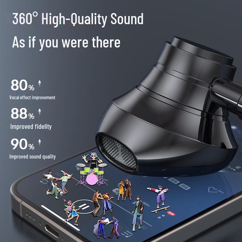 New Wireless Hanging Neck Earphones with Digital Display, Long Battery Life, and Sports Design for K Song