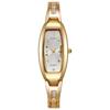 Oval Ladies' Casual Fashion Watch with Steel Bracelet – Quartz Movement