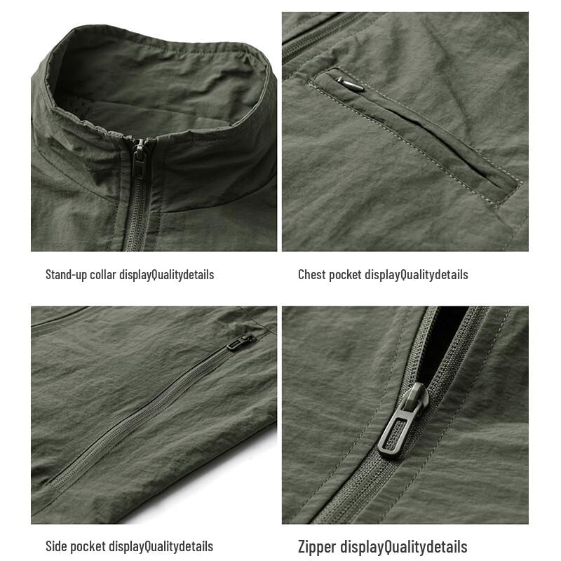 ROMON Men's Outdoor Multi-Pocket Fishing Work Vest