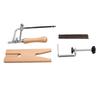 Jewelers Saw Kit Wood Handle Adjustable Jewelers Saw Frame with 144 Blades and Bench Pin Clamp for Jewelry Making Wax