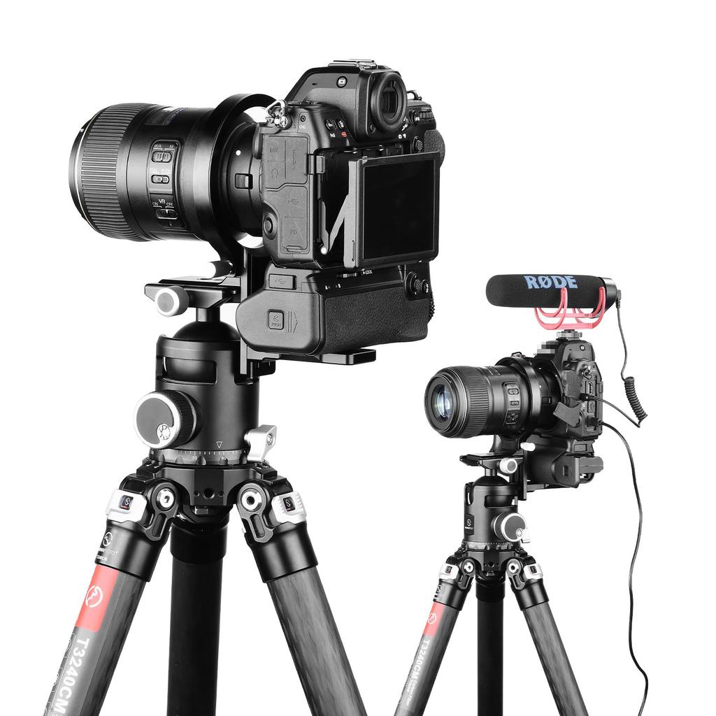 SWFOTO 85mm Ring Tripod Mount for Horizontal and Vertical Equipped with Type Quick Release Suitable for SLR Cameras with Grips LS-85 Shooting,