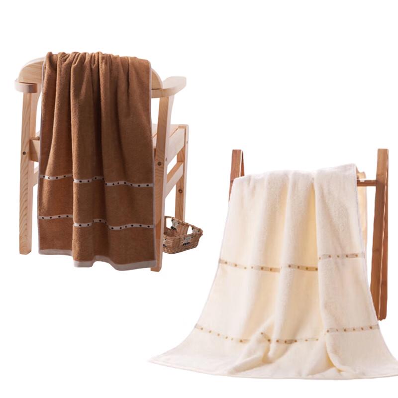 Jinhao 4320 Simple Classic Cotton Bath Towel 2-Pack
